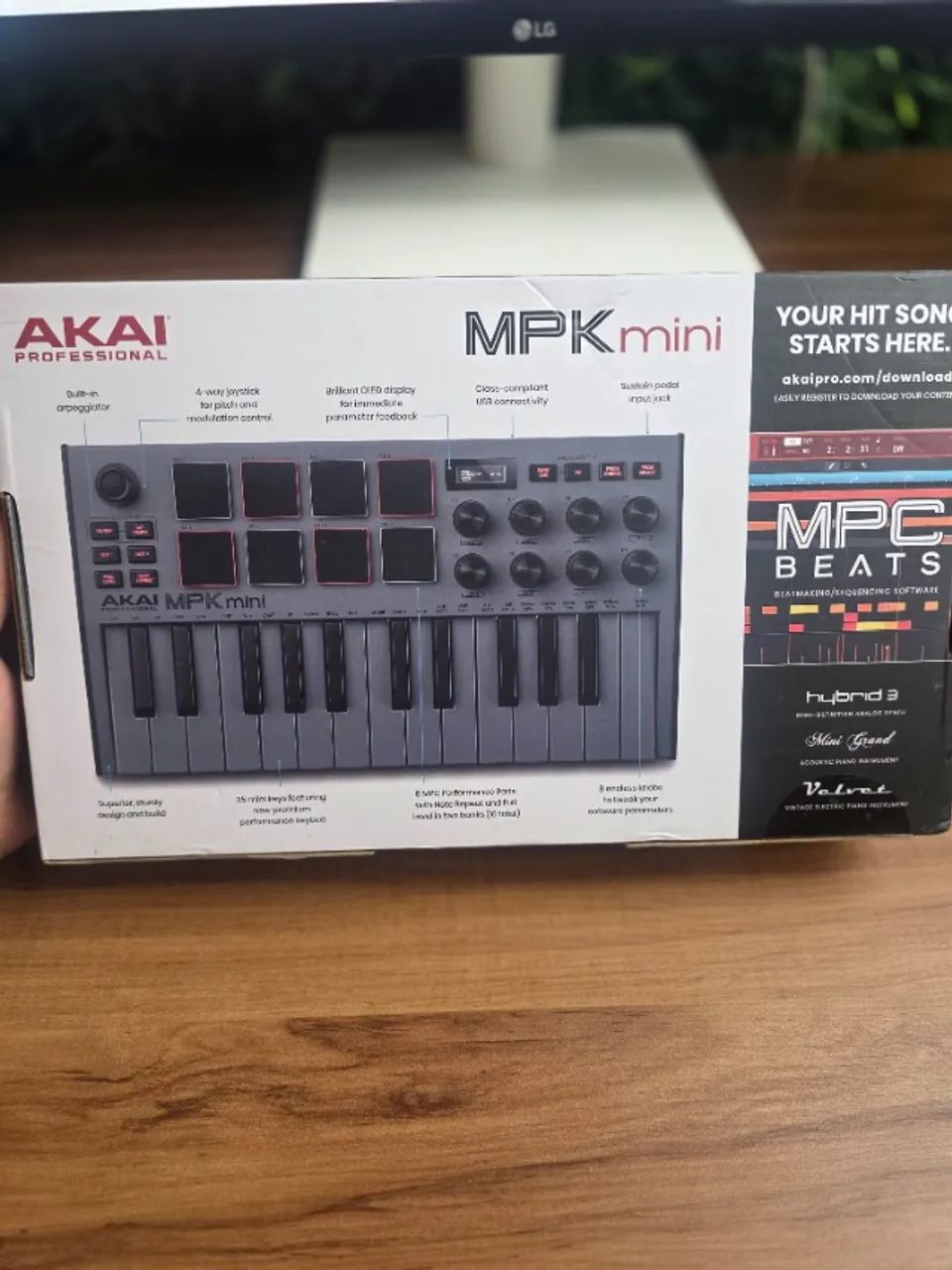 DTM・DAW Akai Professional MPK Mini MK3 Akai Professional MPK Mini MK3 Controlador de Teclado Cinza (NOVO