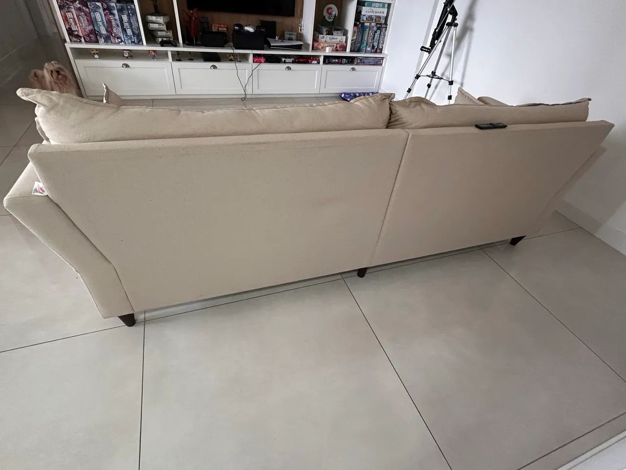 Sofá 4 lugares -linho  - Foto 2