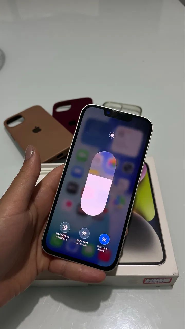 IPHONE 14 128GB BRANCO | MUITO bem conservado  - Foto 3