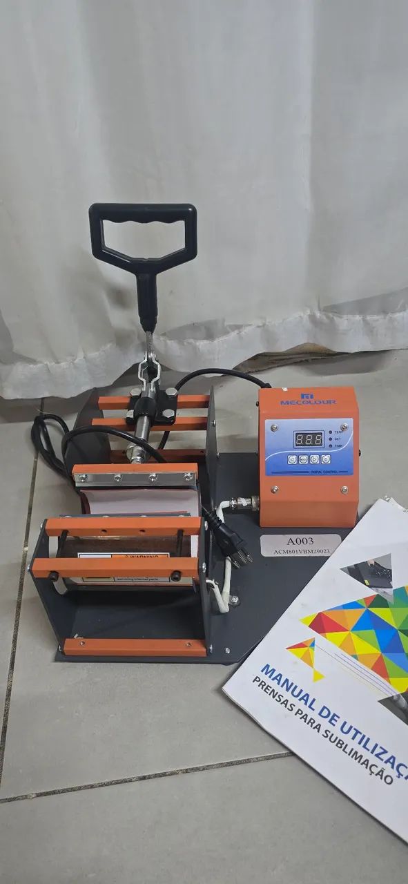 Prensa térmica de sublimação Mecolour  - Foto 3