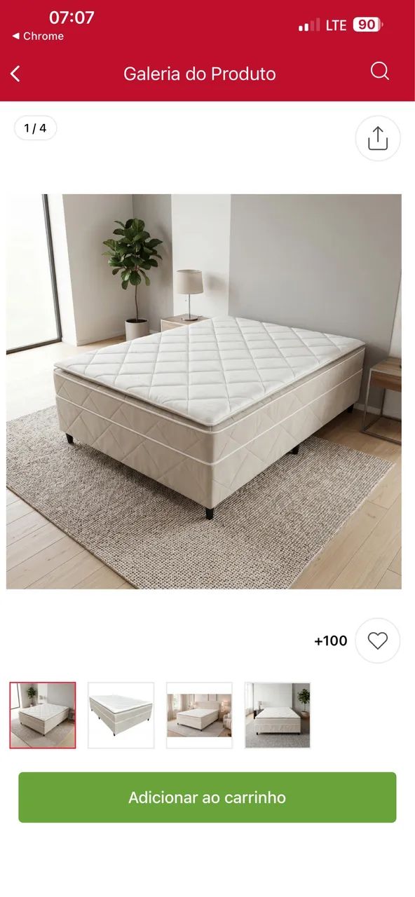 Cama de casal Box  - Foto 2