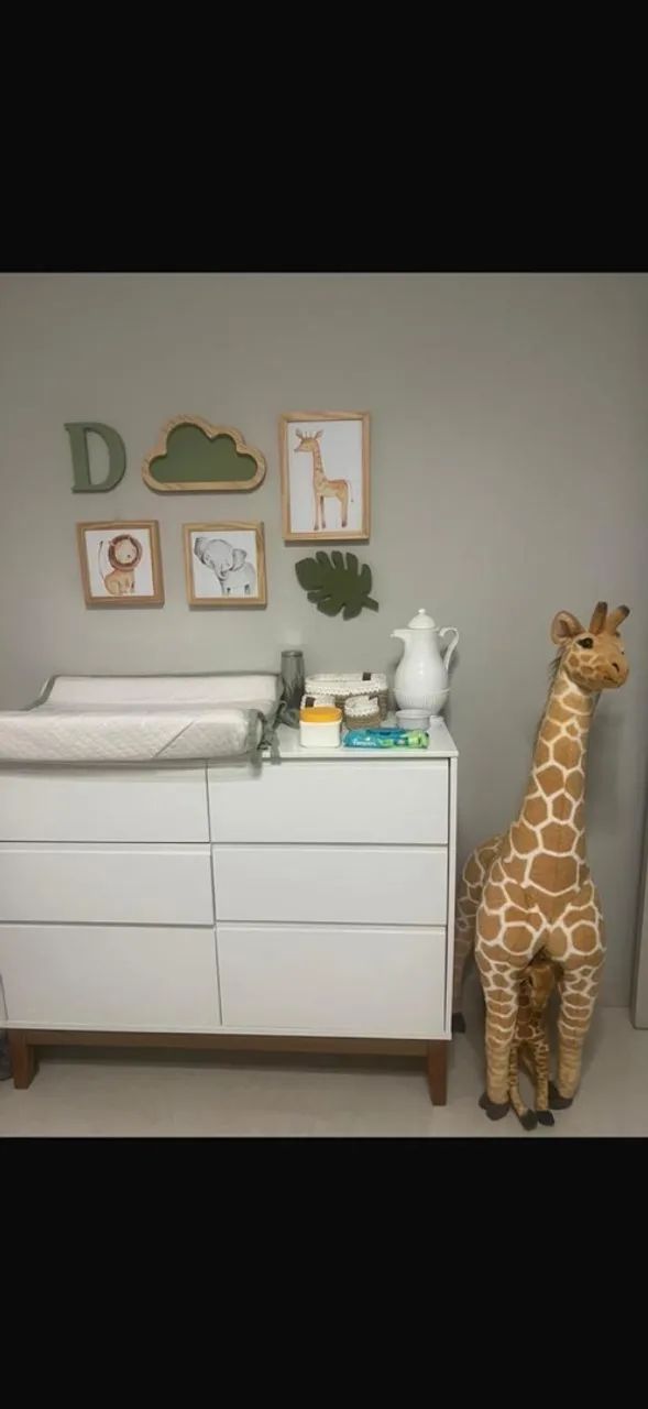 Quarto bebê - berço com colchão, trocador, escada e balanço!! - Foto 2