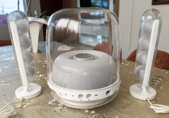 Caixa de Som Harman Kardon Soundsticks 4 Bluetooth 140W RMS - Foto 5