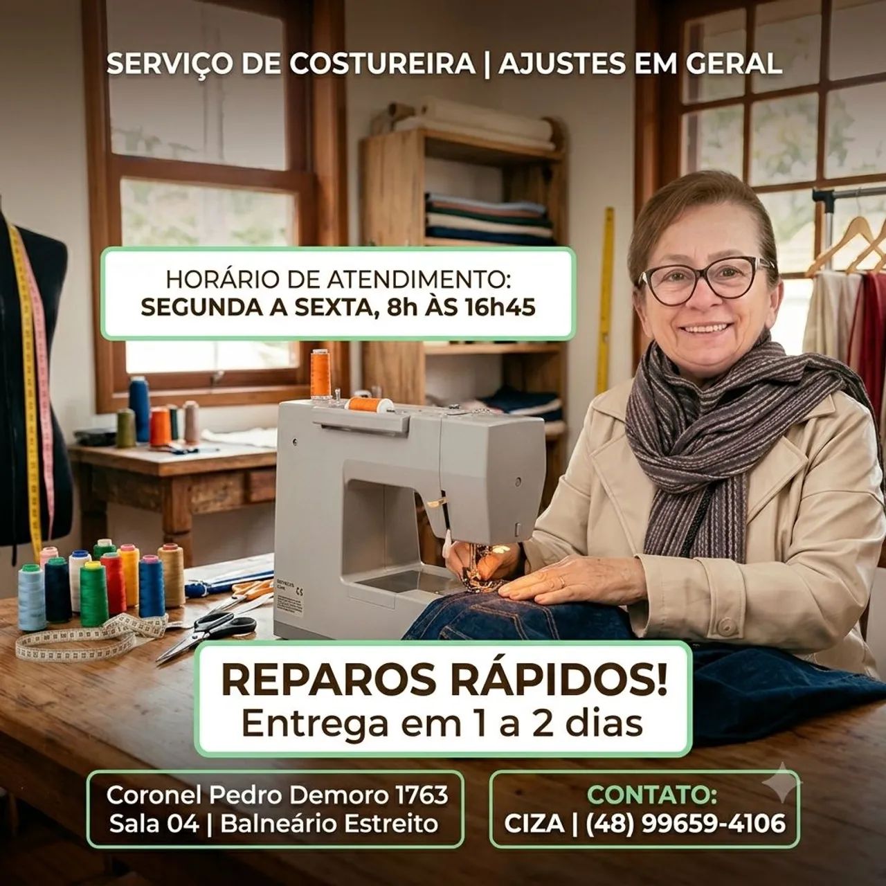 Costureira  Estreito - Foto 2