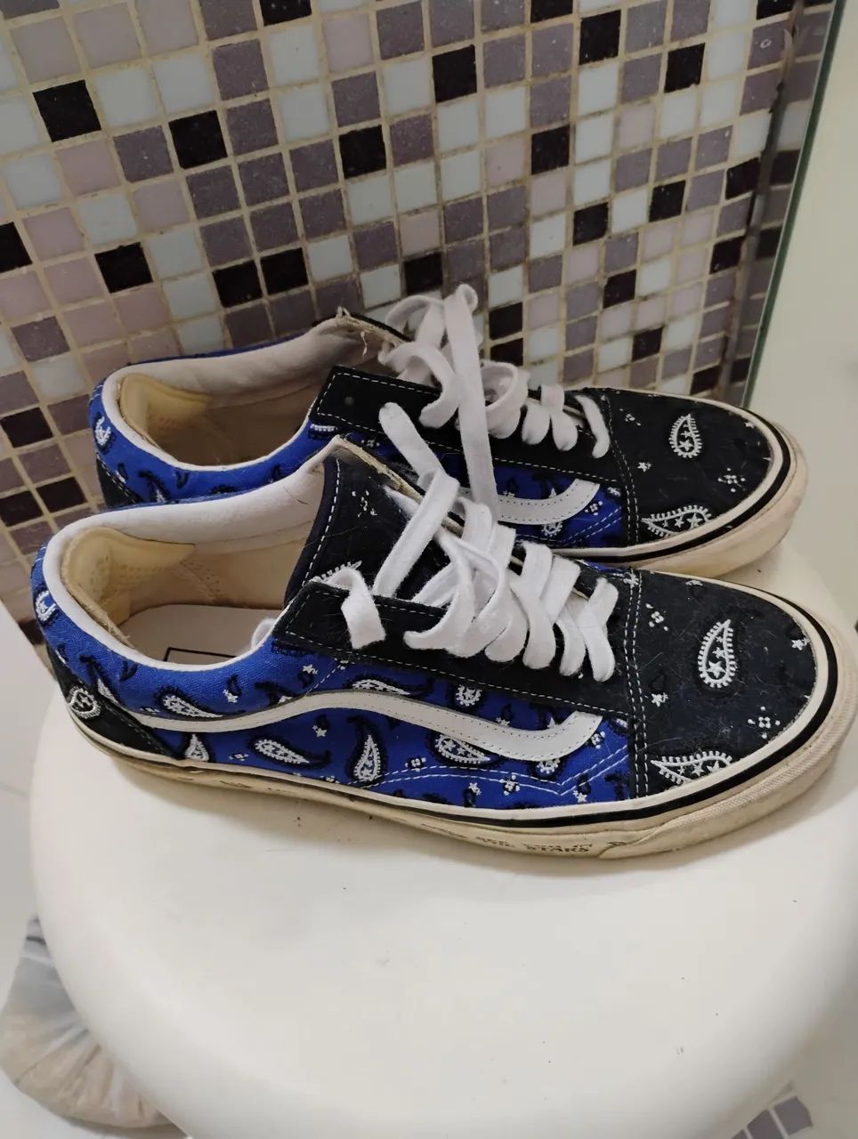Tênis vans Azul e preto Stars - 41 - Foto 2