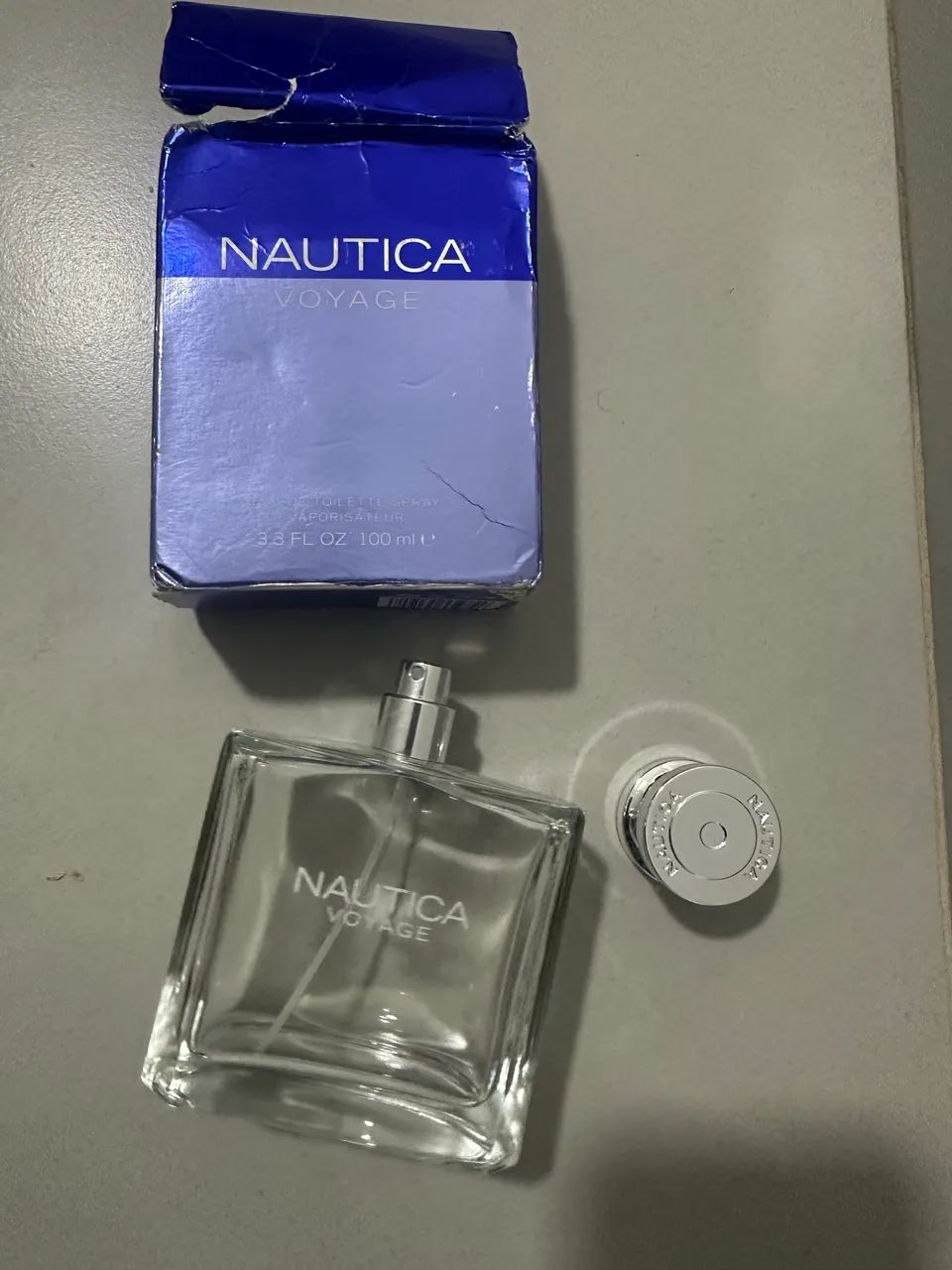 Vidro de perfume vazio Náutica 100ml - Foto 3