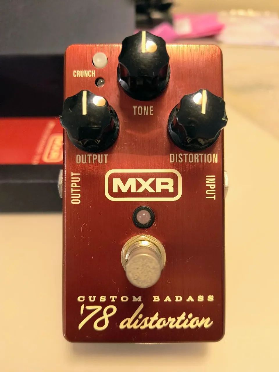 Pedal guitarra MXR 78 Distortion - Instrumentos musicais - Centro