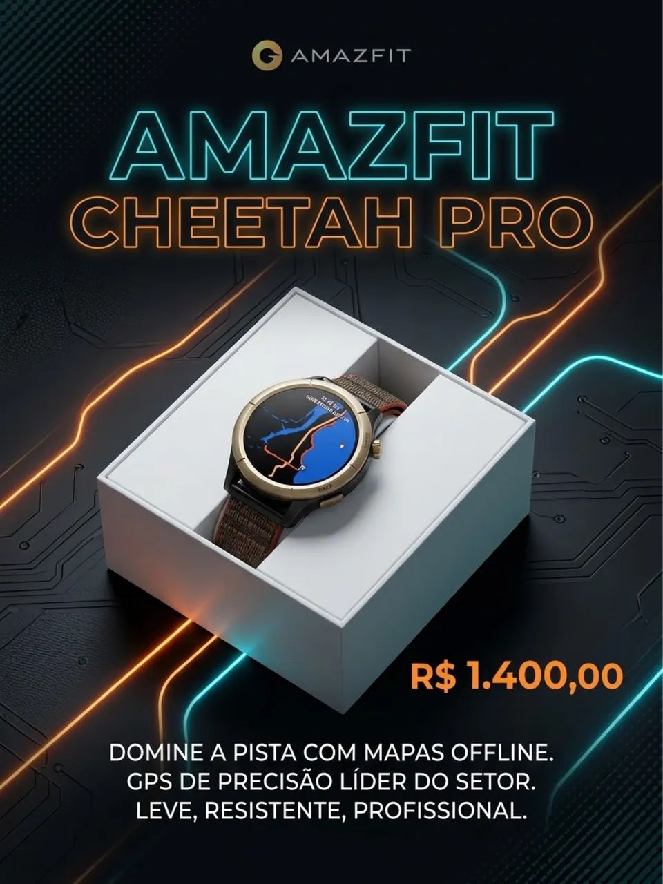 AMAZFIT CHEETAH PRO - EXCELENTE ESTADO!