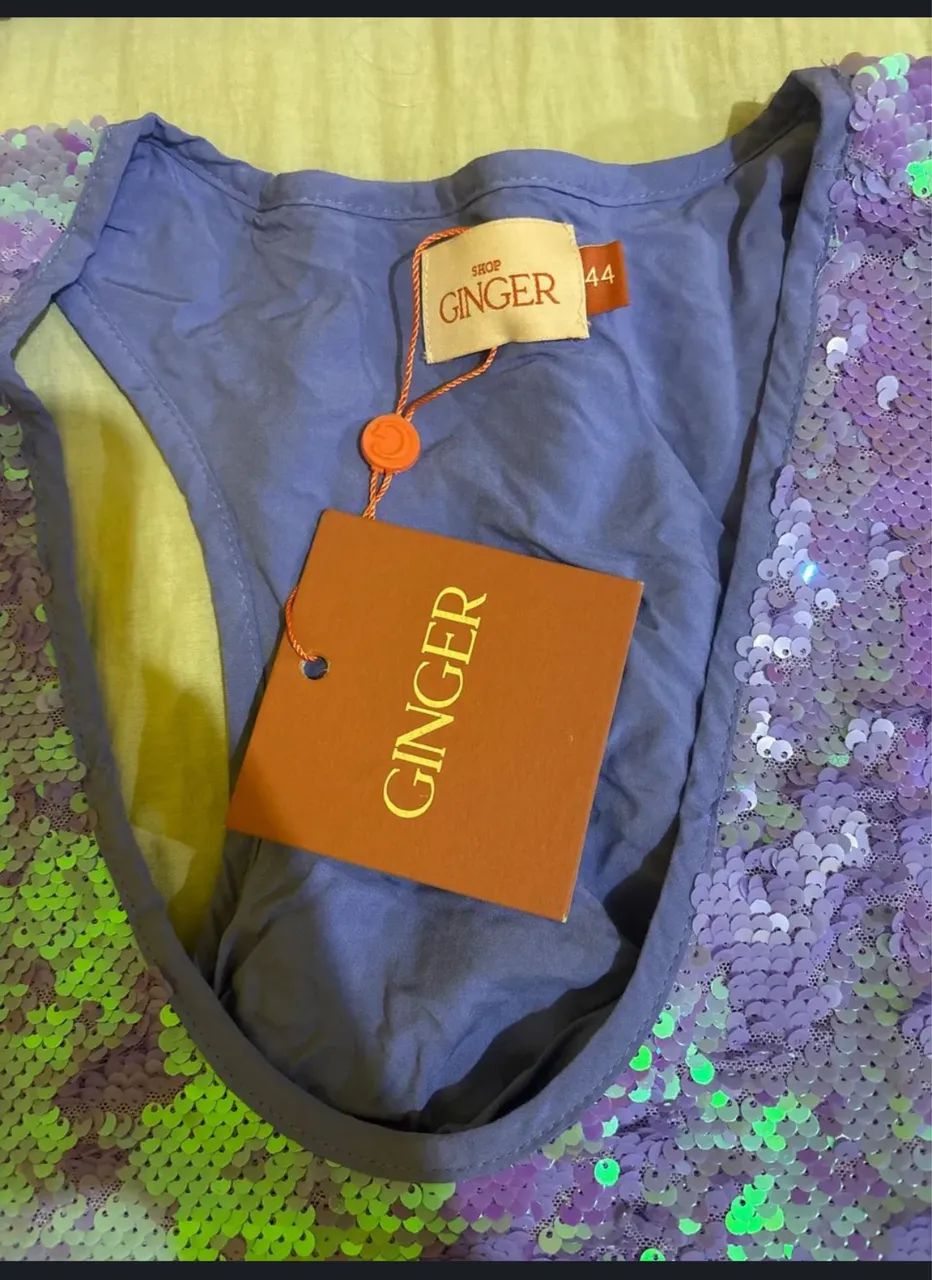 Blusa paetê 