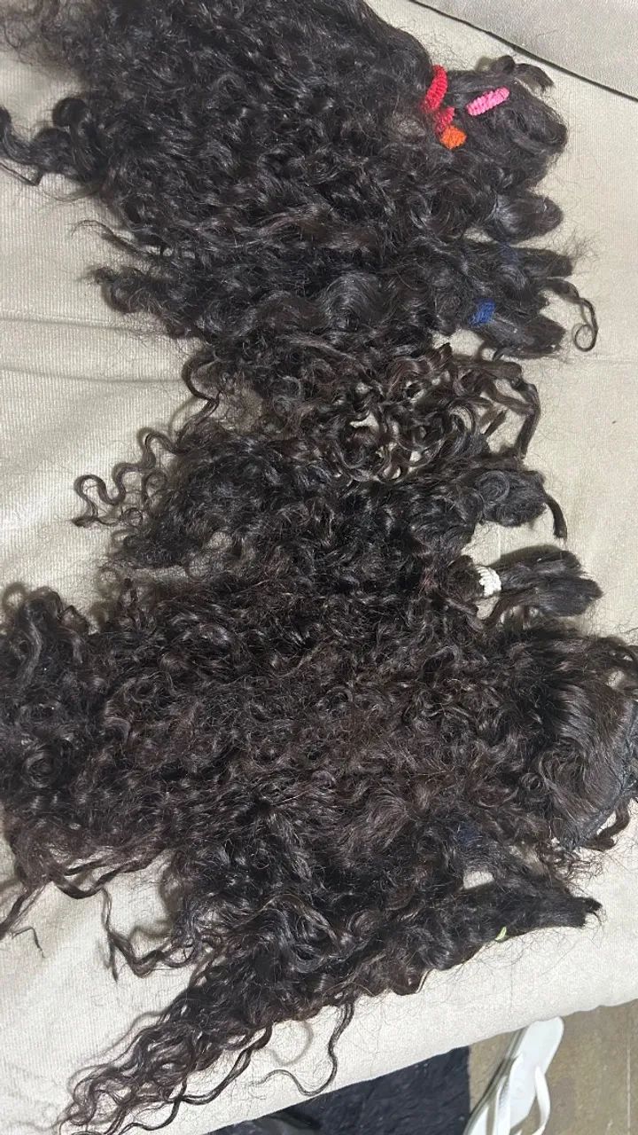  MEGA HAIR DE CABELO HUMANO CACHEADO  - Foto 2