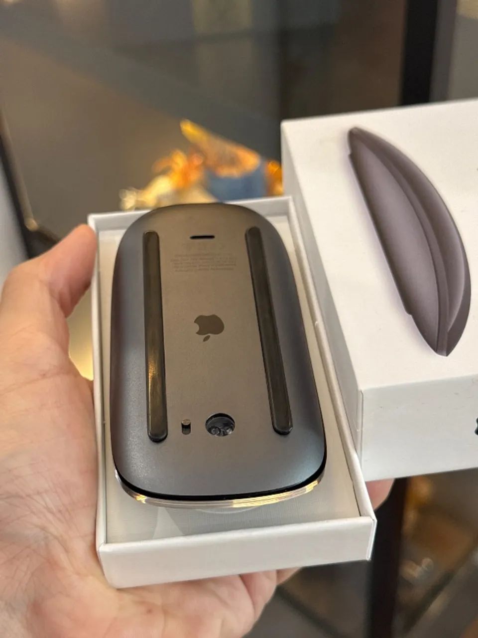 Magic Mouse 2 Space Grey Completo Perfeito - Foto 3
