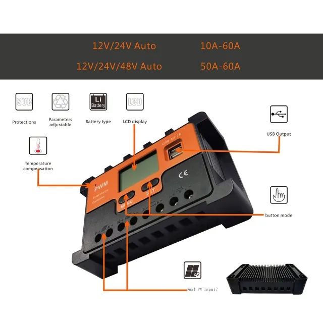 Controlador de carga pwm 80A - Foto 3