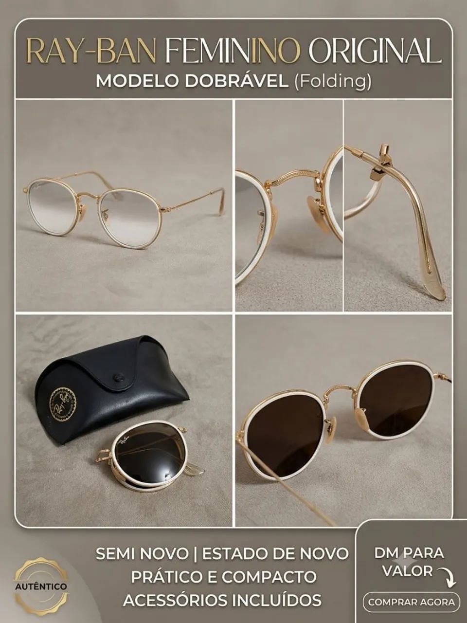 ? RAY-BAN ORIGINAL FEMININO ?