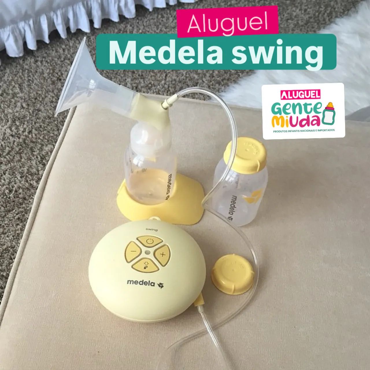 Aluguel medela swing - frete grátis 