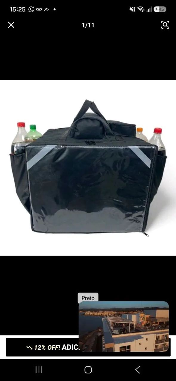 Mochila Bag Motoboy impermeável  - Foto 2