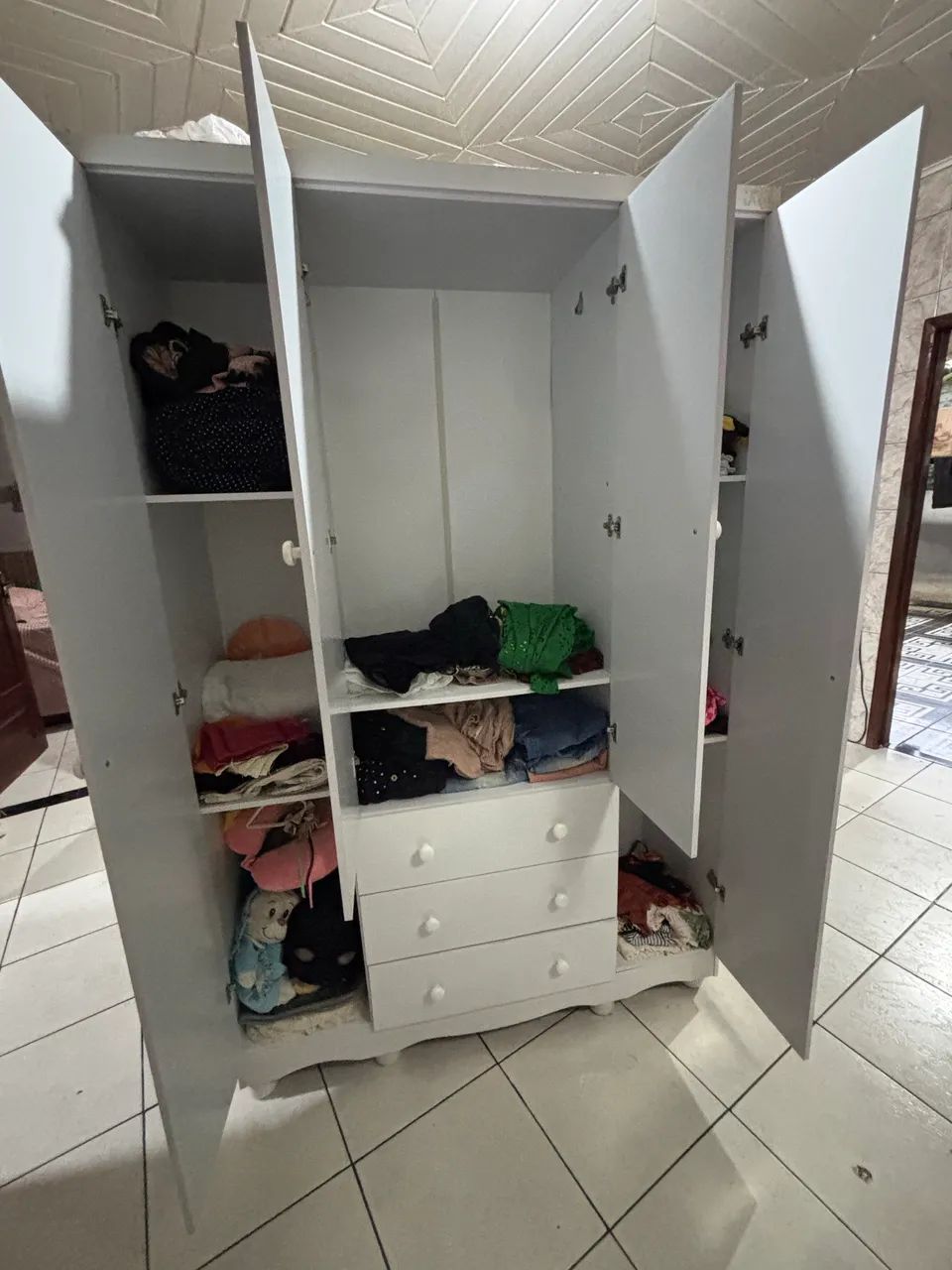 Guarda-roupa infantil estilo provençal  - Foto 3