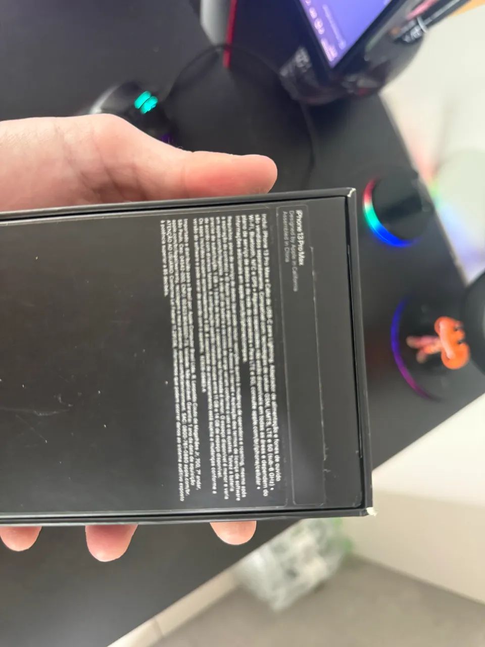 Caixa original iPhone 13 Pro Max - com chave do chip  - Foto 2