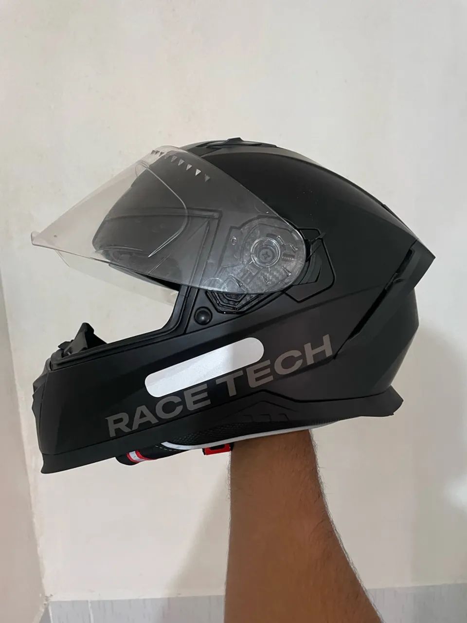 Capacete race tech volt preto fosco - Foto 4