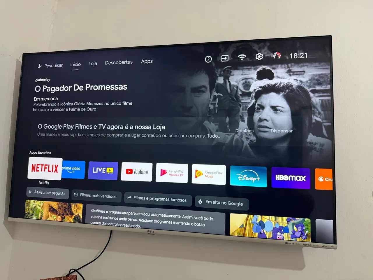 SmartTV Philco 4K 55 POLEGADAS!