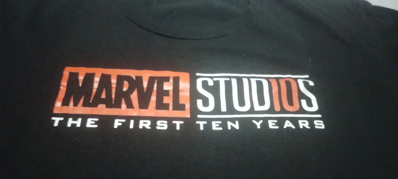 Camiseta de algodão da Marvel Studios (G; Pouquíssimo usada) - Foto 2