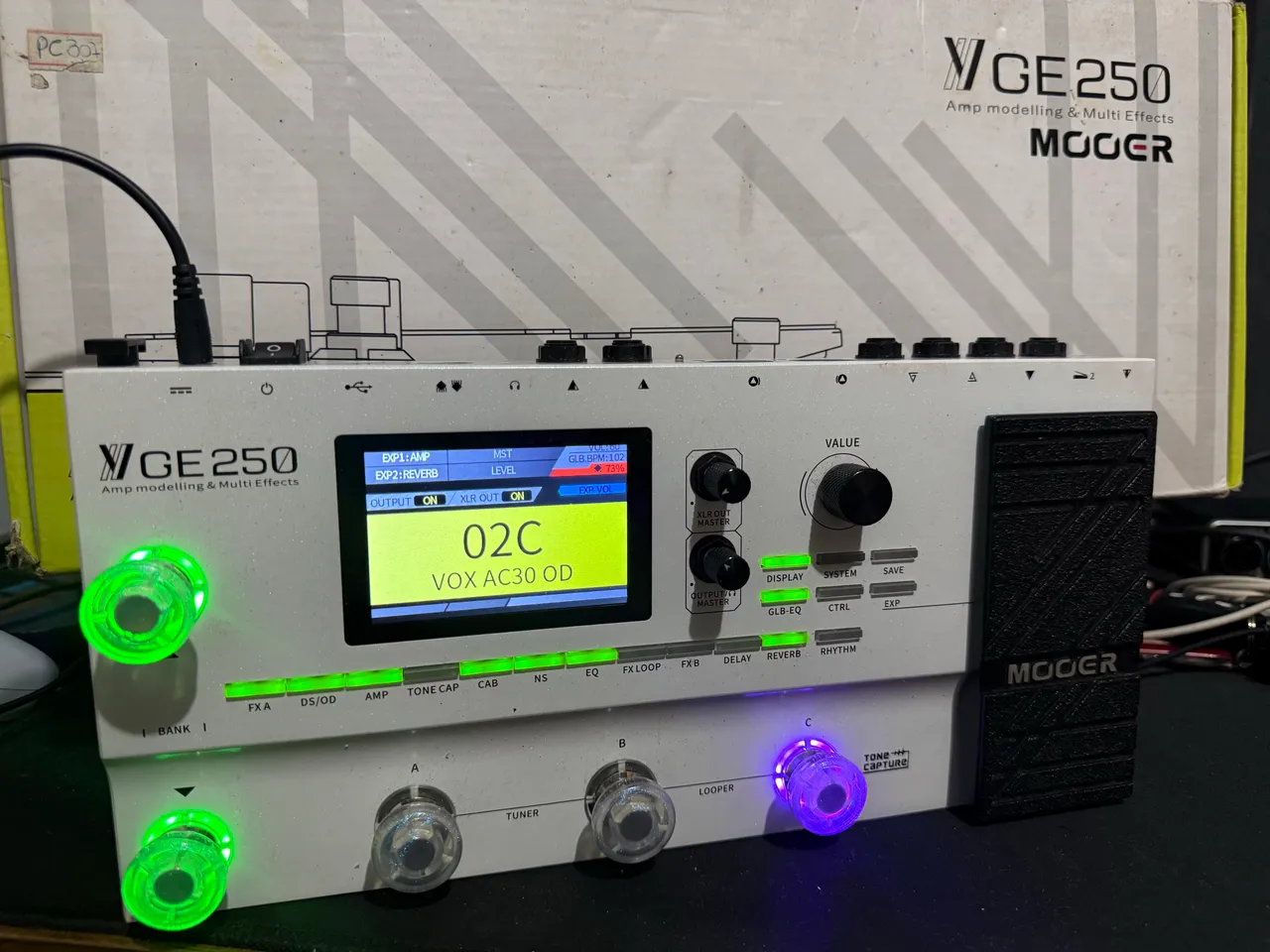 ジャンク　MOOER GE250 mooer ge250