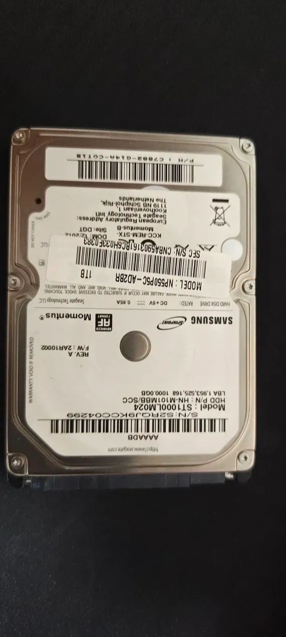 Samsung 1 TB HDD