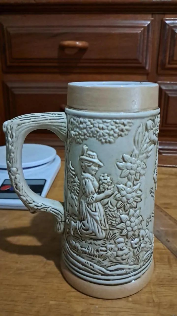 Caneca antiga de cerâmica - Foto 3