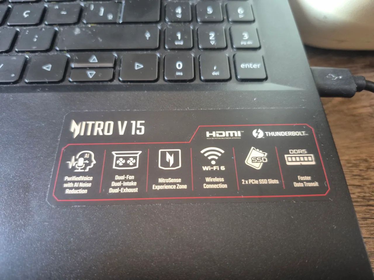 NOTEBOOK GAMER NITRO V15 - Foto 2