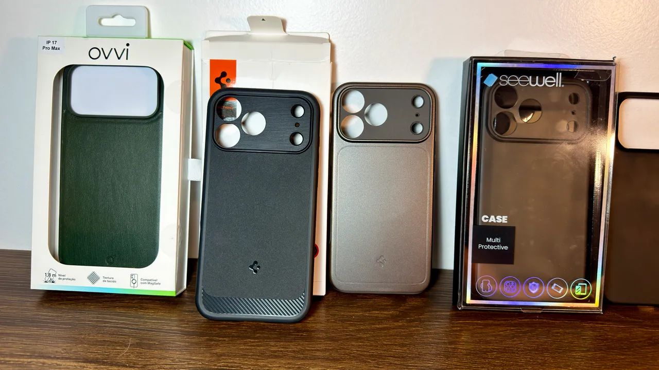 Conjunto de 12 (DOZE) capas cases para Iphone 17 pro max - Foto 2