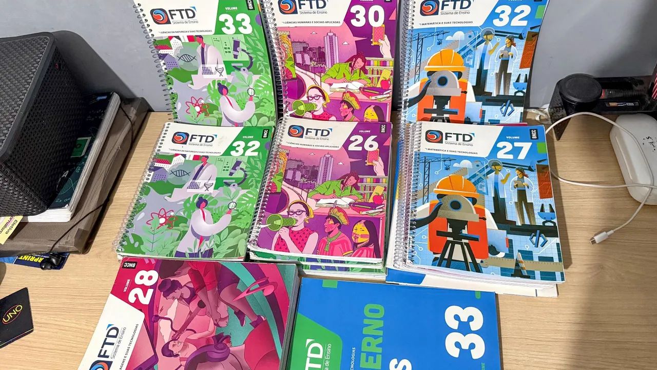 Livros FTD - 3° ano ensino médio