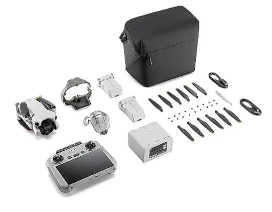 Dji Mini 4 Pro Combo Plus -com Tela -camera 4k Cor Cinza