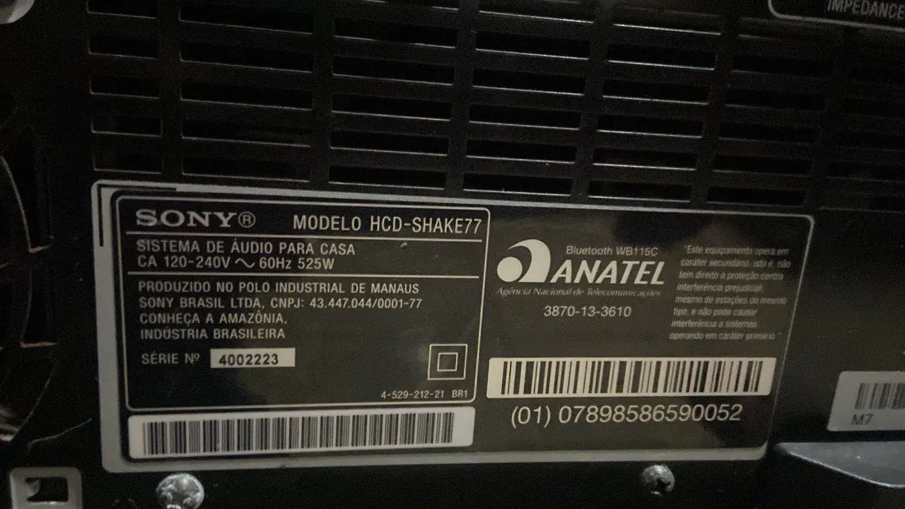 Som Sony Shake 77 - Foto 2
