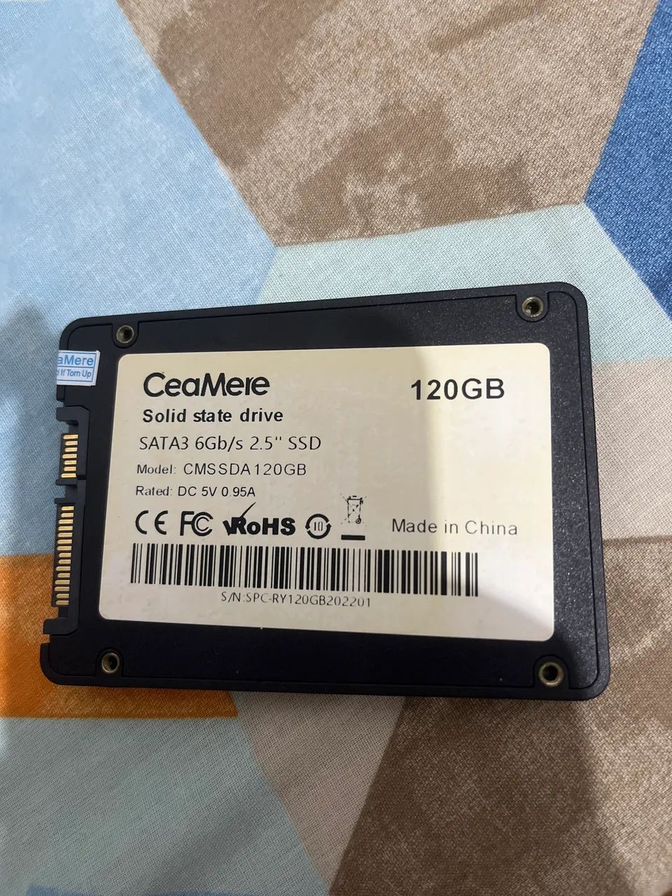 SSD 120gb SATA3 6gb/s 