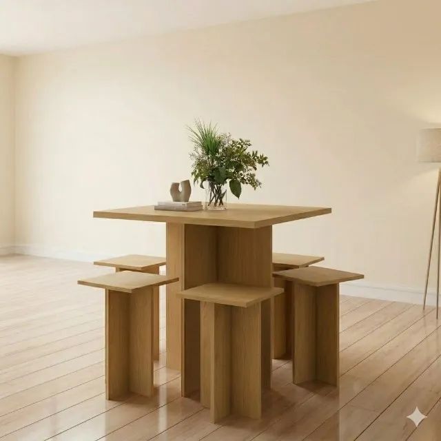 Mesa Dakar com 4 banquetas (Pagamento no ato da entrega)