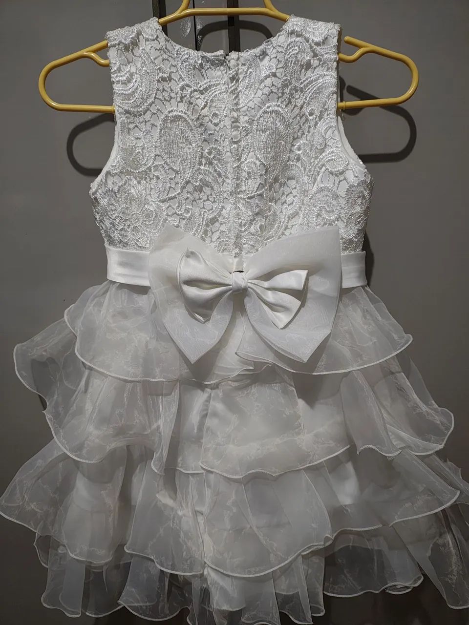 Vestido Branco Infantil Festa - Foto 2