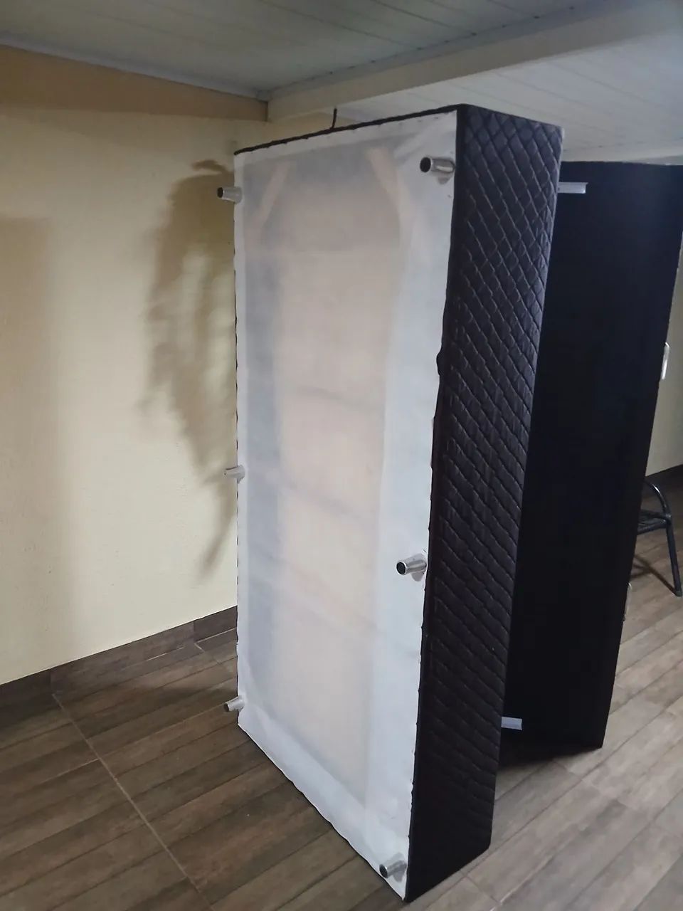 Cama box com baú de solteiro com colchão  - Foto 5