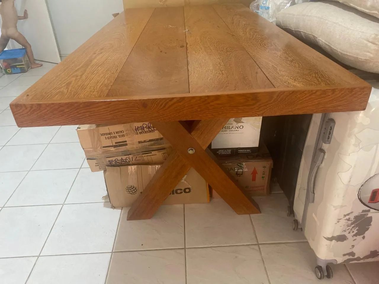 Mesa Madeira pura nova 