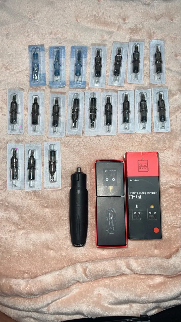 Electric Ink Pen Pop + Bateria + 20 Cartuchos. - Foto 3
