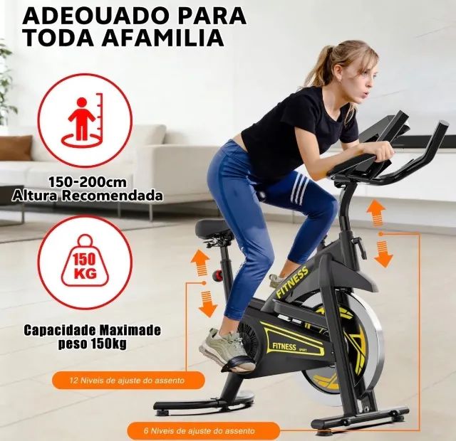 Bicicleta ergométrica de academia  - Foto 3