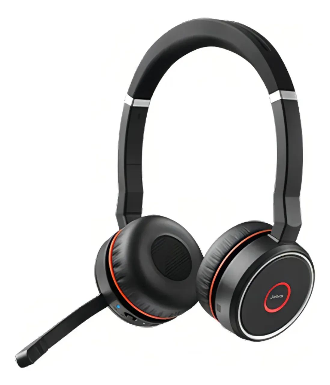Headset Stereo Sem Fio Bluetooth E Usb Evolve 75 Uc Jabra Microfone Off Não funiocna