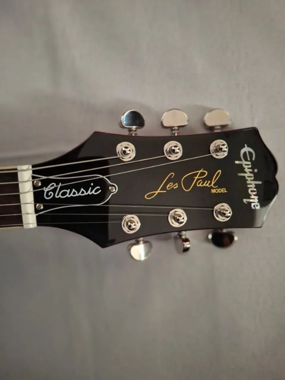 guitarra les paul epiphone classic heritage cherry 3 push pull