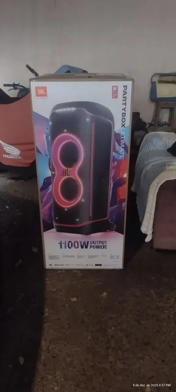 Caixa de Som JBL Partybox Ultimate 1100w - ORIGINAL