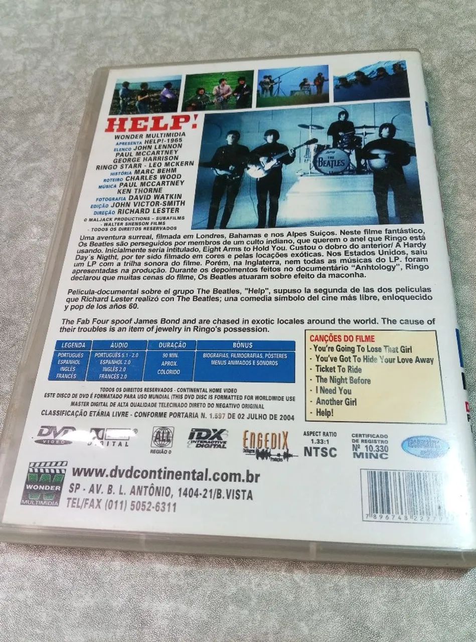 Dvd The Beatles Help! - Foto 2