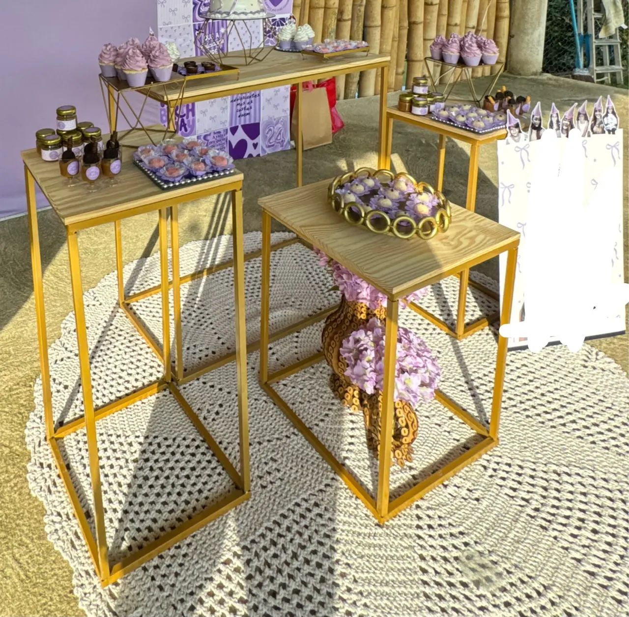 VENDA - KIT DE 4 MESAS - Decoração