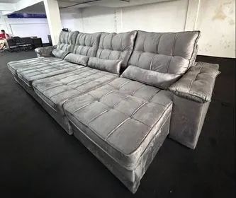 Sofá Morfeu Retrátil e Reclinável 3,70m - (Entregamos)!!