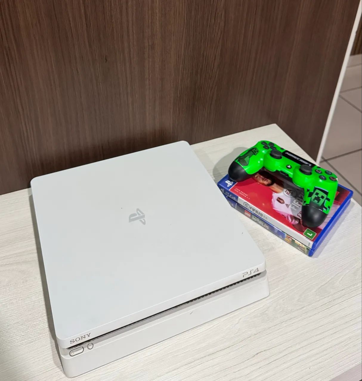 Playstation 4 Slim Branco  - Foto 3