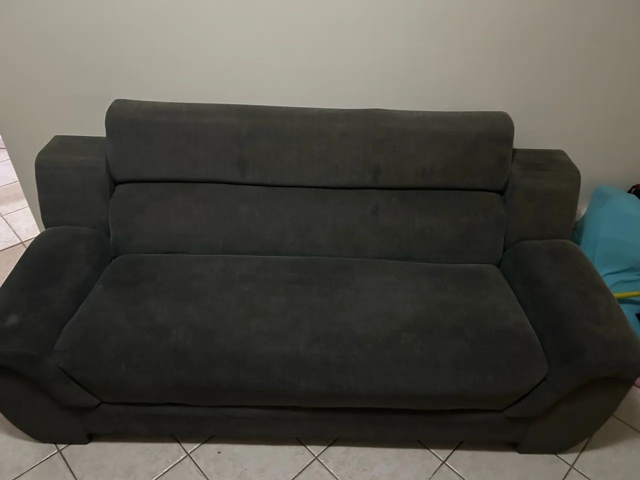 Sofá cinza grande  - Foto 2