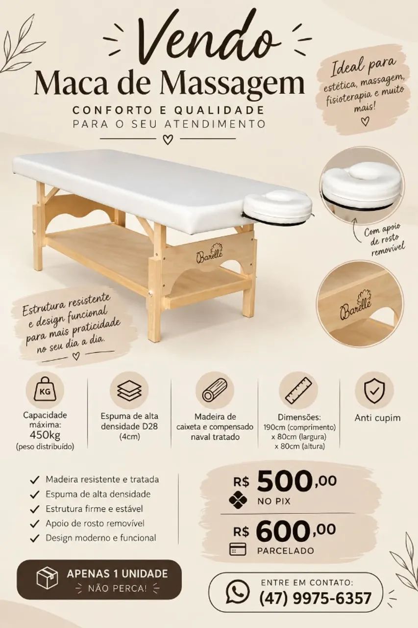 Maca de massagem 