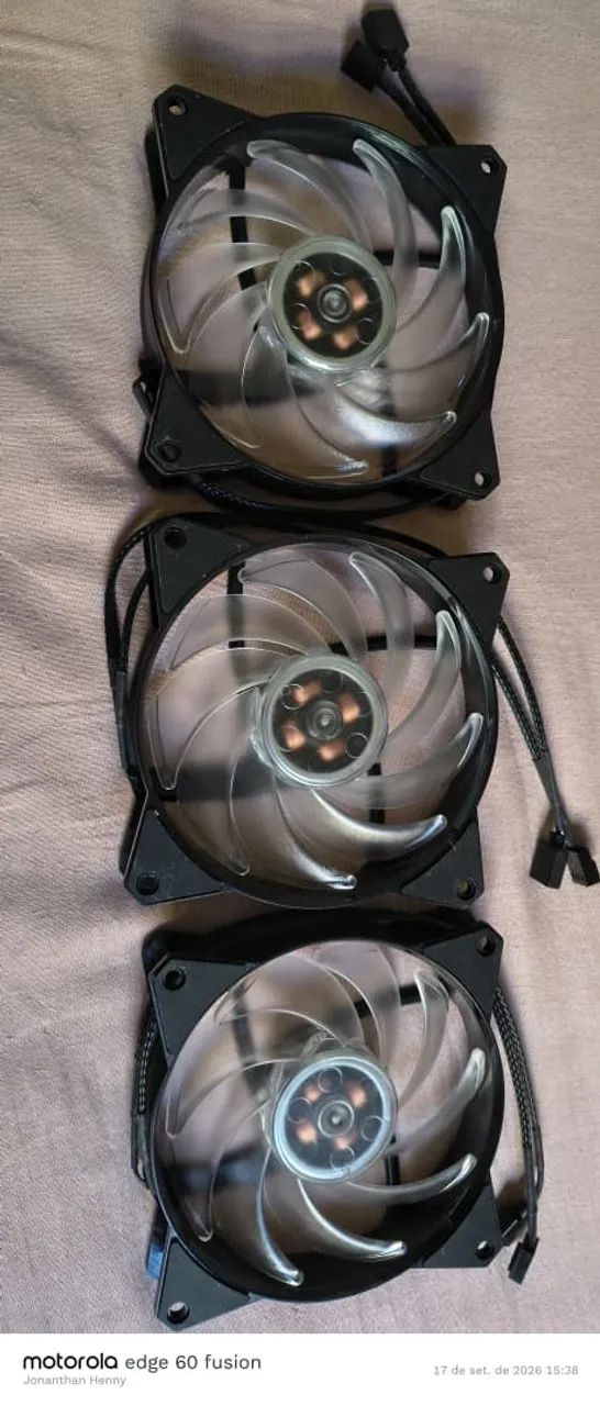 Kit Fans Cooler Master Master Fan 120AB ARGB 