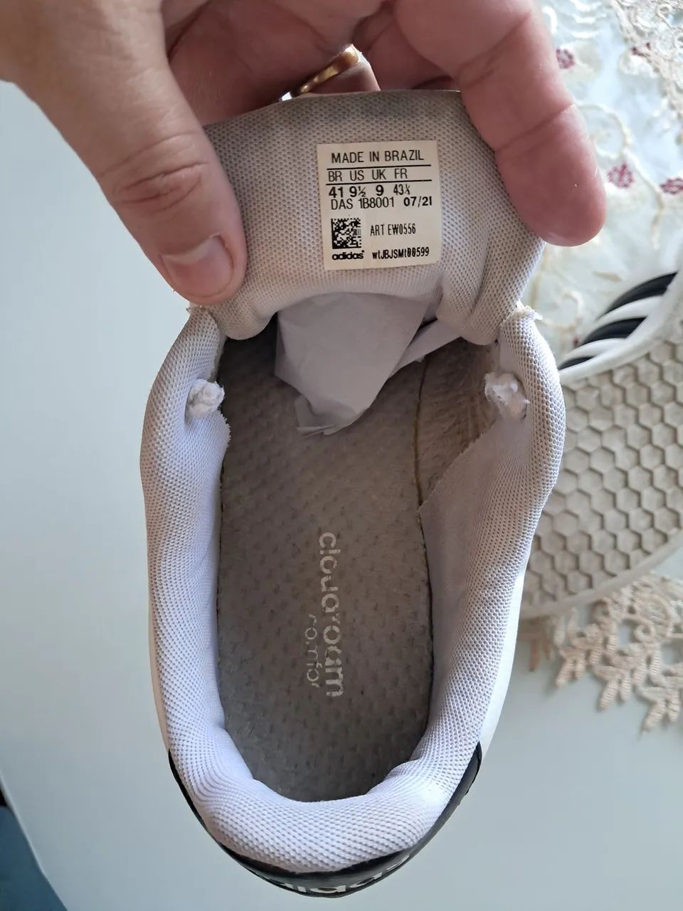 Tênis Adidas Branco Legítimo 41 - Foto 4